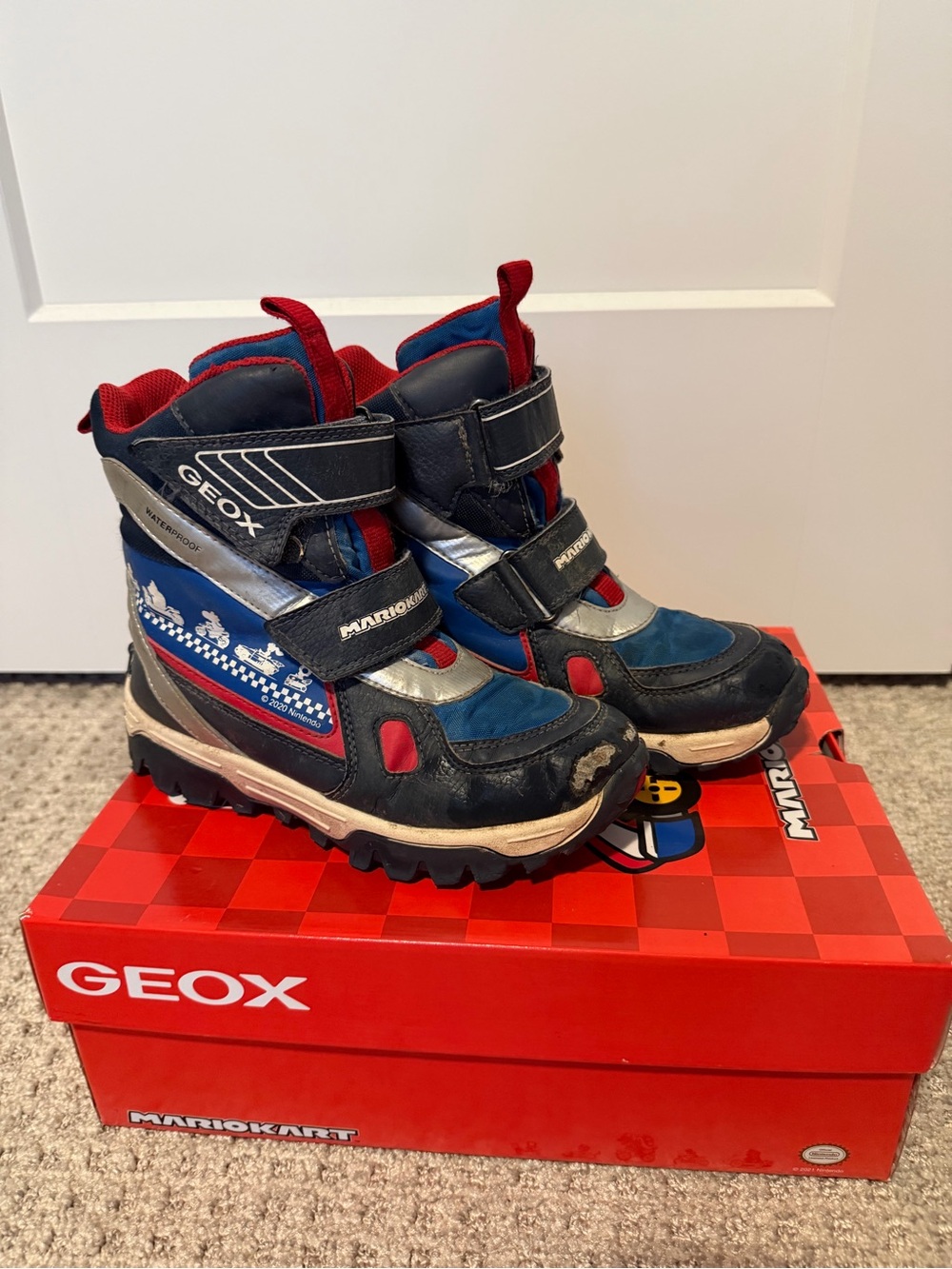 Geox super mario kart waterproof winter boots